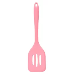 Scullery Kolori Silicone Slotted Turner 31cm Rose Pink