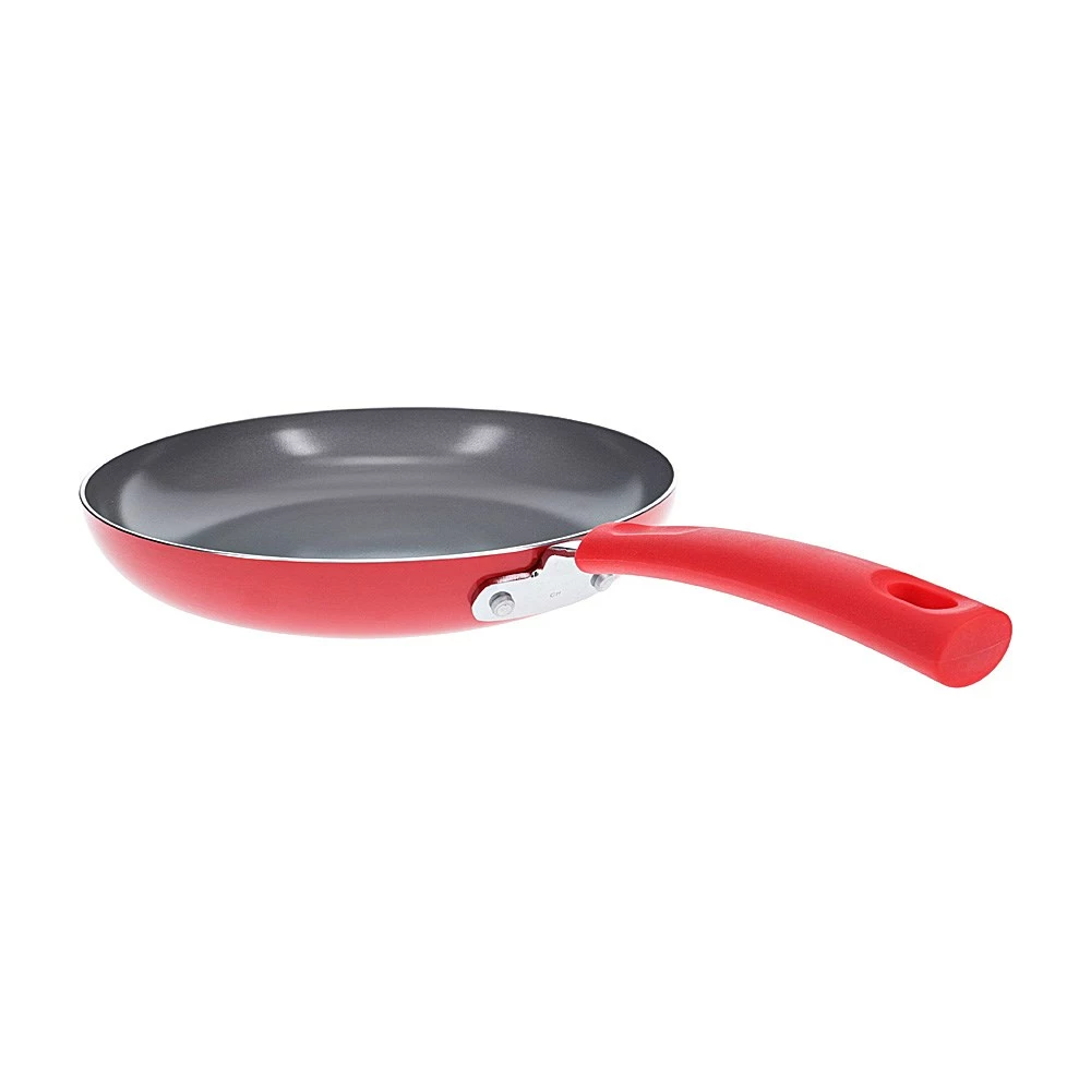 Scullery Kolori Ceramic Non-Stick Frypan 26cm Red 4 Scullery Kolori Ceramic Non-Stick Frypan 26cm Red - Image 2