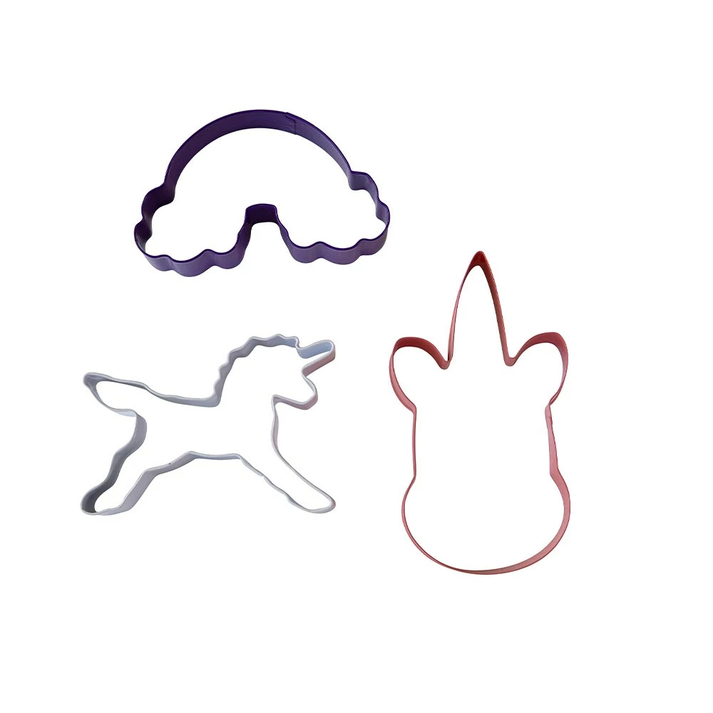 Soffritto Professional Bake 3 Piece Cookie Cutter Set Unicorn 3 Soffritto Professional Bake 3 Piece Cookie Cutter Set Unicorn