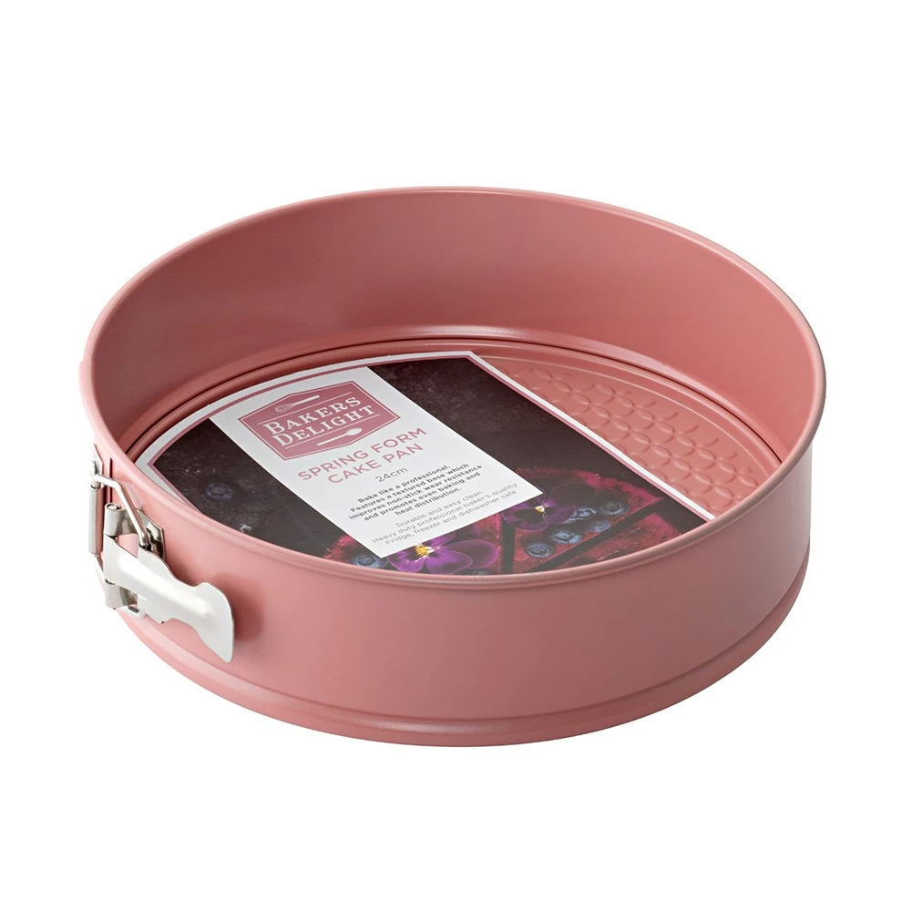 Bakers Delight Cuisson Carbon Steel Non Stick Spring Form Pan 24cm Rose 3 Bakers Delight Cuisson Carbon Steel Non Stick Spring Form Pan 24cm Rose