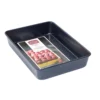 Bakers Delight Cuisson Carbon Steel Non Stick Rectangle Baking Pan 33cm Navy