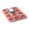 Bakers Delight Cuisson Carbon Steel Non Stick 12 Cup Muffin Pan Rose -Cookware Shop HIM 1034189