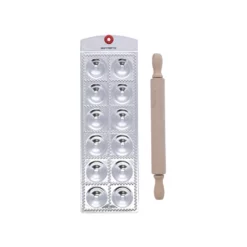Soffritto Ravioli Tray And Rolling Pin Set