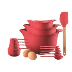 Scullery Kolori 13 Piece Baking Set Red