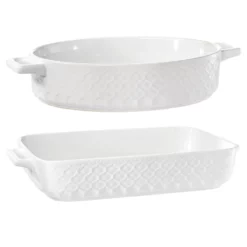 OvenBake 2 Piece Lasagne Baker & Oval Baker Set