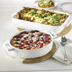 OvenBake 2 Piece Lasagne Baker & Oval Baker Set 9 OvenBake 2 Piece Lasagne Baker & Oval Baker Set -Cookware Shop HIM 1037379 4
