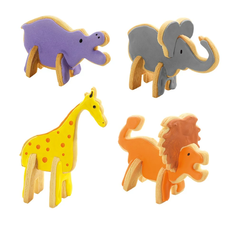 Soffritto Professional Bake 3D Cookie Cutters Safari 4 Soffritto Professional Bake 3D Cookie Cutters Safari - Image 2