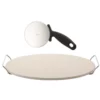 Soffritto Professional Flameproof 3 Piece Pizza Stone Set -Cookware Shop HIM 1038183