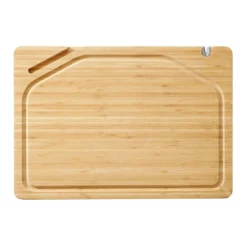 Scullery 3 In 1 Bamboo Board With Sharpener & Tech Holder 50cm