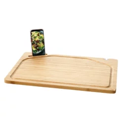 Scullery 3 In 1 Bamboo Board With Sharpener & Tech Holder 50cm -Cookware Shop HIM 1040516 4