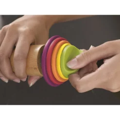Joseph Joseph Adjustable Rolling Pin With Measuring Rings Multicolour -Cookware Shop IND JJ20085 4