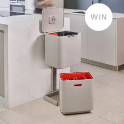 Joseph Joseph Totem Max Waste Separation Unit 60L Stone -Cookware Shop JOS 30061 4