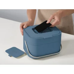 Joseph Joseph Stack Editions 4L Food Waste Caddy Sky -Cookware Shop JOS 30108 5