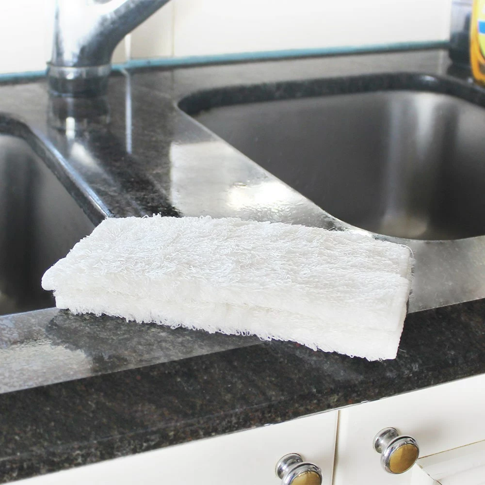 White Magic Eco Basics Bamboo Dish Cloth Pack Of 3 White 6 White Magic Eco Basics Bamboo Dish Cloth Pack Of 3 White - Image 4