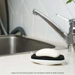 White Magic Soap Riser Black -Cookware Shop JTY WMEBSRM 5