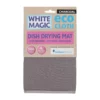 White Magic Eco Cloth Dish Drying Mat Charcoal Grey