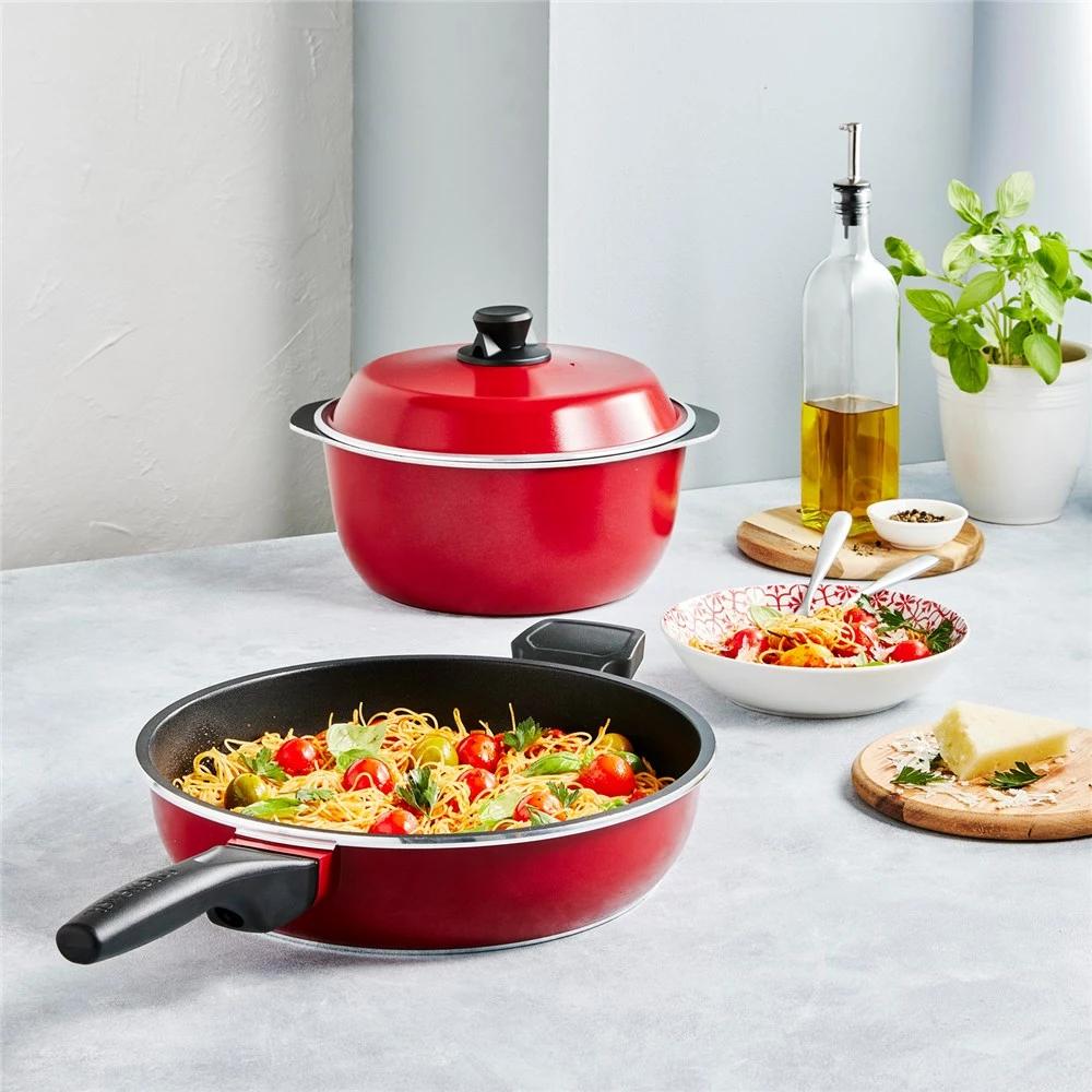 Bessemer Red 4 Piece Cookware Set 12 Bessemer Red 4 Piece Cookware Set - Image 10