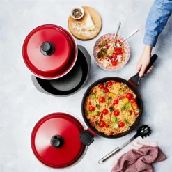 Bessemer Red 4 Piece Cookware Set 17 Bessemer Red 4 Piece Cookware Set -Cookware Shop KIT 1000017 6 2
