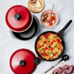 Bessemer Red 4 Piece Cookware Set 19 Bessemer Red 4 Piece Cookware Set -Cookware Shop KIT 1000017 8