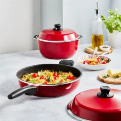 Bessemer Red 4 Piece Cookware Set 20 Bessemer Red 4 Piece Cookware Set -Cookware Shop KIT 1000017 9