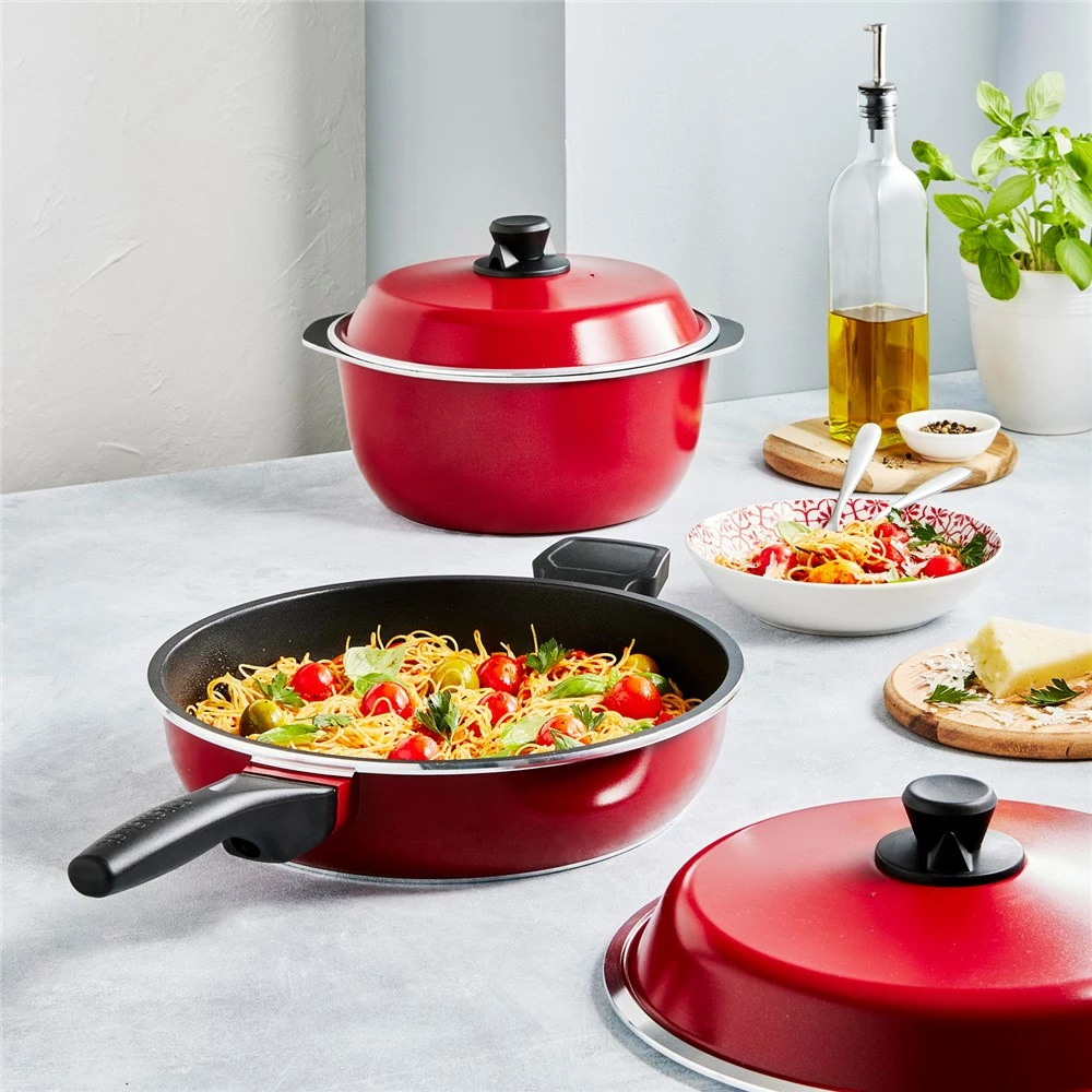Bessemer Red 4 Piece Cookware Set 11 Bessemer Red 4 Piece Cookware Set - Image 9