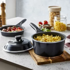 Bessemer 3 Piece Bundle Kit 20cm Ebony -Cookware Shop KIT 1000100 9