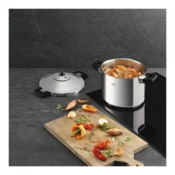 Kuhn Rikon Duromatic Inox Pressure Cooker Side Grips 22cm 6L -Cookware Shop KUH 3043 3