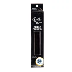 Over The Top Edible Dual Tipped Food Pen Black Set Of 2