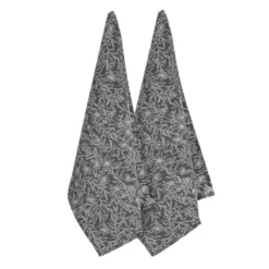 Ladelle Eco Wildflower Set Of 2 Kitchen Towels Sage