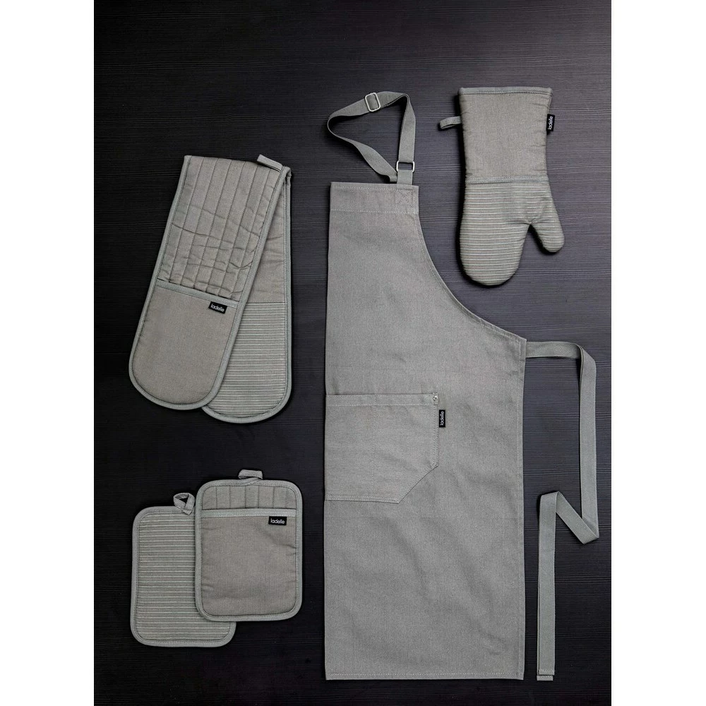 Ladelle Lennox Double Oven Mitt Gum 4 Ladelle Lennox Double Oven Mitt Gum - Image 2