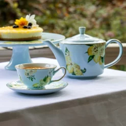 Ashdene Citrus Blooms Teapot & 2 Teacup Set -Cookware Shop LAD 521127 4