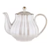 Ashdene Parisienne Pearl Teapot 950ml White -Cookware Shop LAD 521172