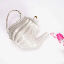 Ashdene Parisienne Pearl Teapot 950ml White -Cookware Shop LAD 521172 4