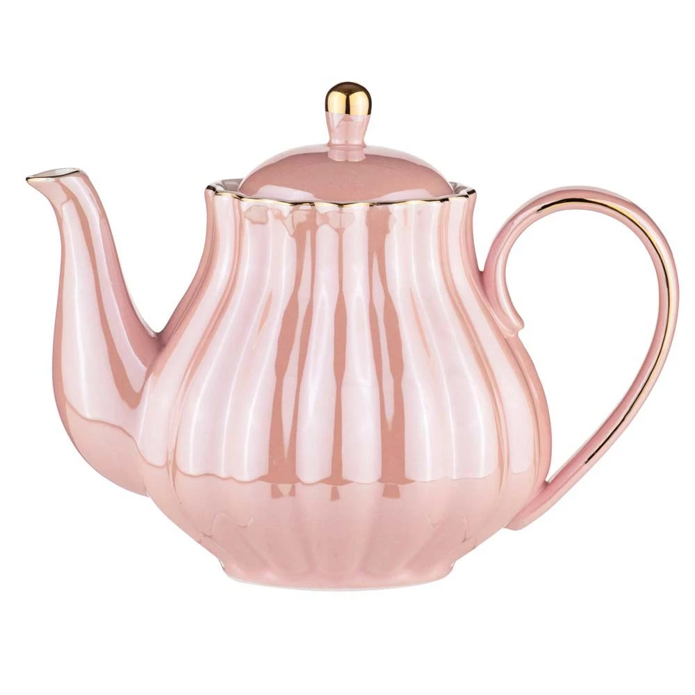 Ashdene Parisienne Pearl Teapot 950ml Marshmallow 3 Ashdene Parisienne Pearl Teapot 950ml Marshmallow