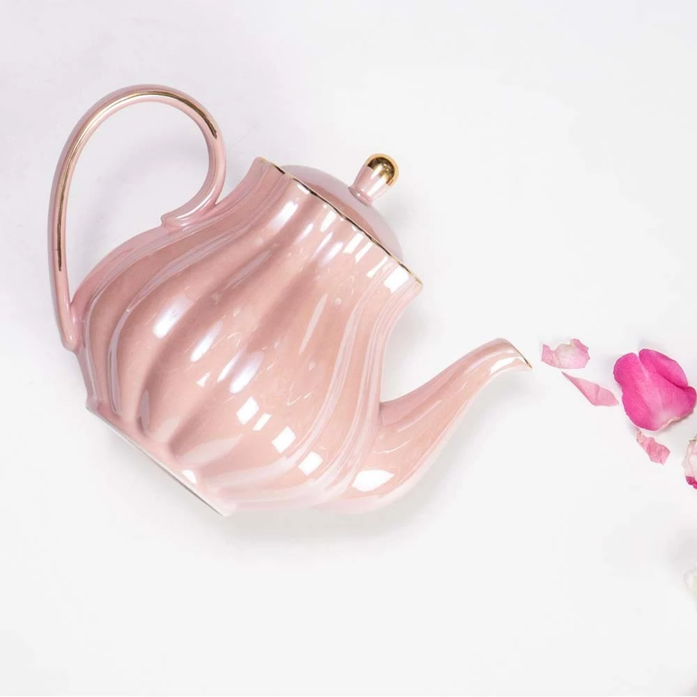 Ashdene Parisienne Pearl Teapot 950ml Marshmallow 6 Ashdene Parisienne Pearl Teapot 950ml Marshmallow - Image 4