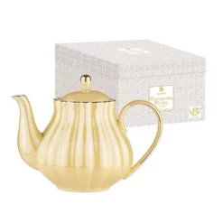 Ashdene Parisienne Pearl Teapot 950ml Buttermilk -Cookware Shop LAD 521176 3