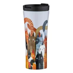 Ashdene Quirky Cats Photobomb Travel Mug 500ml