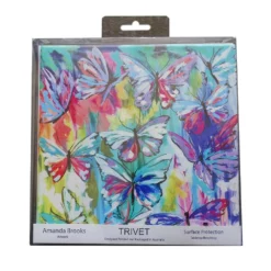 Lilli Rock Butterfly Kisses Trivet -Cookware Shop PBT TRABK93 2