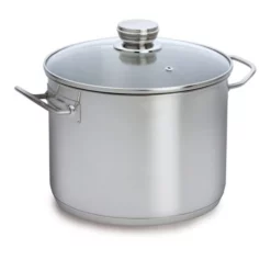 Baccarat Gourmet 24cm 7.6L Stainless Steel Stockpot With Glass Lid