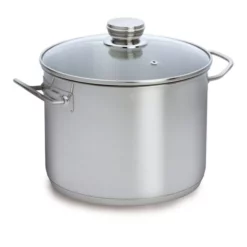 Baccarat Gourmet 12 Litre Stainless Steel 28cm Stockpot With Glass Lid -Cookware Shop PCP 1006826 2