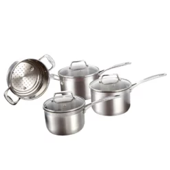 Baccarat IconiX 4 Piece Stainless Steel Cookware Set