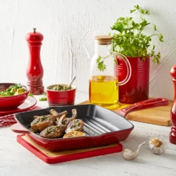 Baccarat Le Connoisseur Grill Pan Red 26cm -Cookware Shop PCP 1021281 2