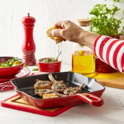 Baccarat Le Connoisseur Grill Pan Red 26cm -Cookware Shop PCP 1021281 5