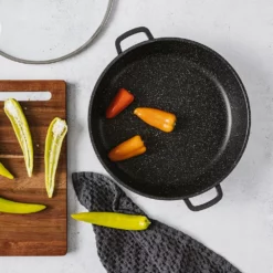 Baccarat Granite Non Stick Saute Pan With Lid 32cm -Cookware Shop PCP 1023146 4