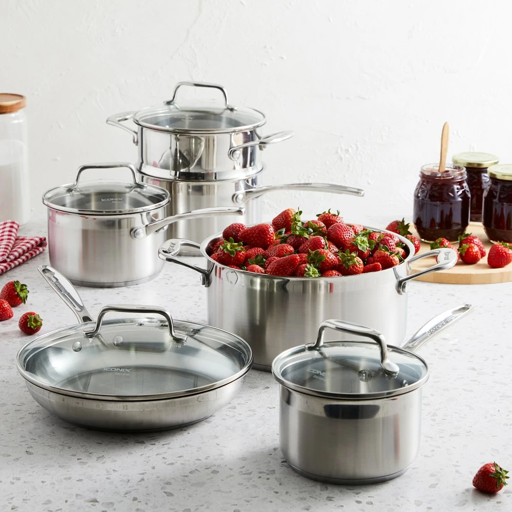Baccarat IconiX Stainless Steel 6 Piece Cookware Set 4 Baccarat IconiX Stainless Steel 6 Piece Cookware Set - Image 2