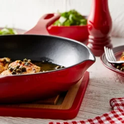 Baccarat Le Connoisseur Round Frypan 26cm Red -Cookware Shop PCP 1024608 3