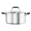 Baccarat Capri + 5.4L/24cm Stainless Steel Casserole With Lid