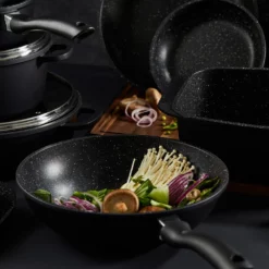 Baccarat STONE 10 Piece Cast Aluminium Cookware Set With Wok -Cookware Shop PCP 1026851 3