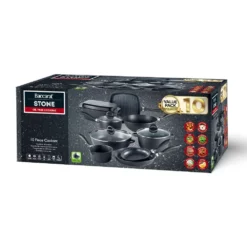 Baccarat STONE 10 Piece Cast Aluminium Cookware Set With Wok -Cookware Shop PCP 1026851 5