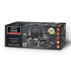 Baccarat STONE Cast Aluminium 6 Piece Cookware Set With Grill Pan 11 Baccarat STONE Cast Aluminium 6 Piece Cookware Set With Grill Pan -Cookware Shop PCP 1026852 5